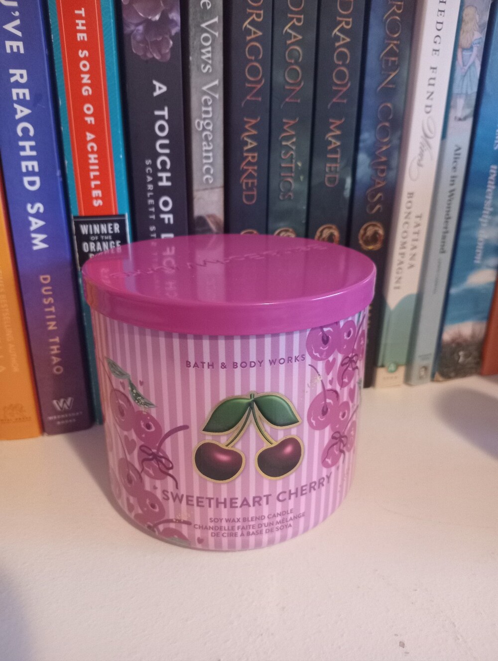 Bath And Body Works Sweetheart Cherry Candle